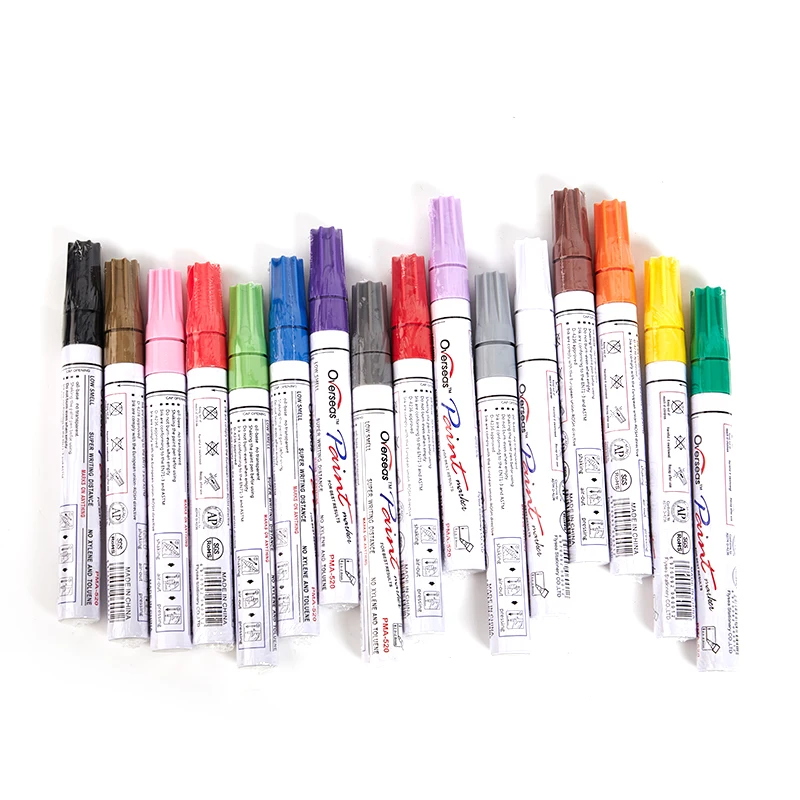 

1pcs DIY Color Waterproof Pen Car Bicycle Tire Stone Egg Graffiti Oily Marker