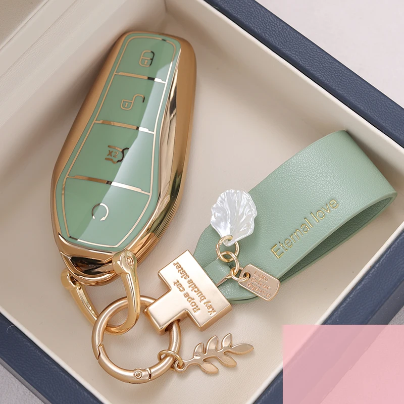 Автомобильный чехол для ключей полная защита корпуса BYD Tang EV600 Han EV Yuan ATTO 3 Song PLUS Pro