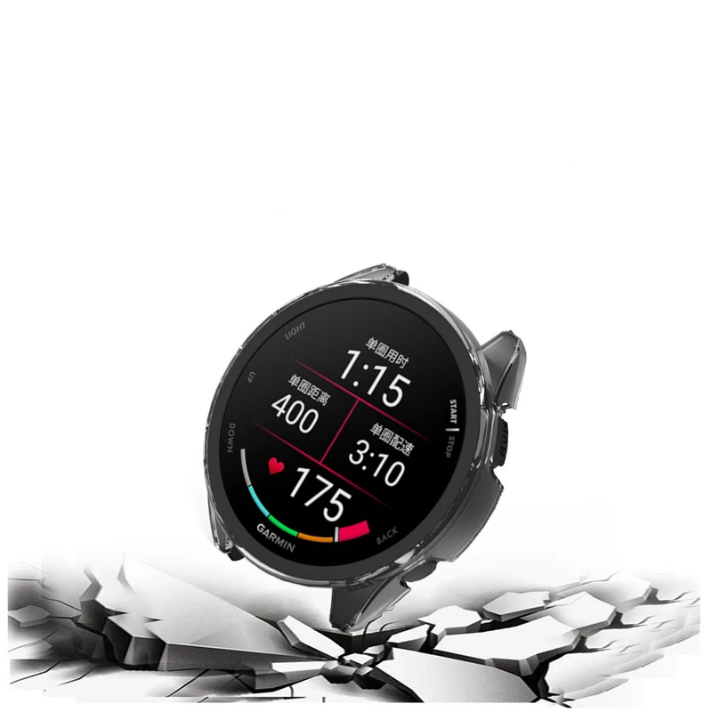 Защитная пленка для экрана с жесткими краями смарт-часов рамка Garmin Forerunner 165