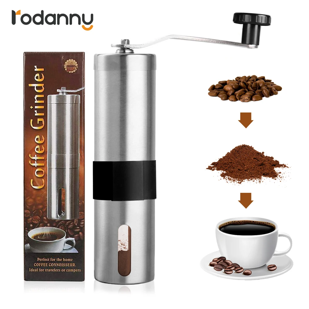 

Rodanny Upgrade Chestnut C2 Manual Coffee Grinder Portable Handheld High Quality Mini Machine