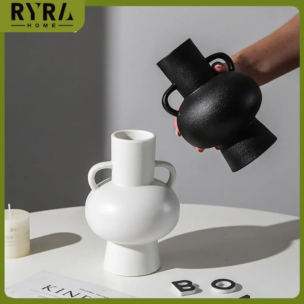 

Modern Flower Vase Plastic Flower Bouquet Pot Basket Nordic Home Living Room Decoration Ornament Dinner Table Flower Arrangement
