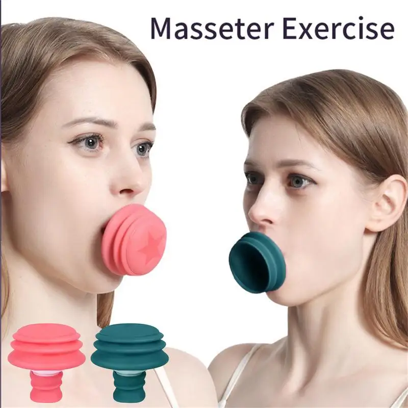 

Facial Masseter Trainer Silicone V Face Face Lifter Double Chin Slimming Skin Care Tool Firming And Removing Masseter Line