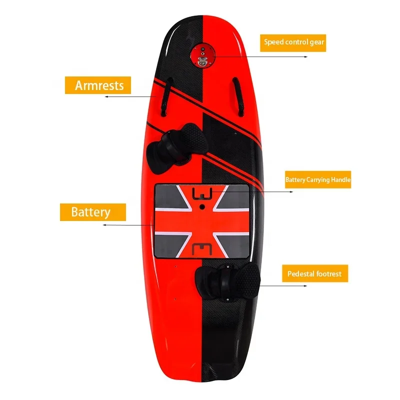 GOOCH Factory OEM 55-58 км/ч Электрическая доска для серфинга из углеродного волокна E-Foil