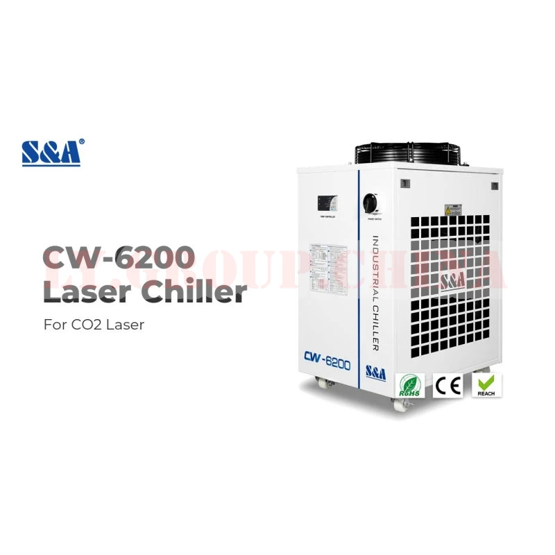 

Охлаждающий охладитель с воздушным охлаждением серии S & A CW-6200 для CO2