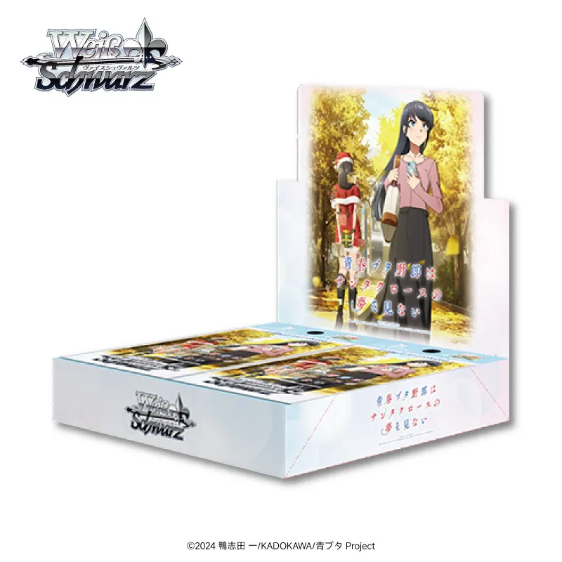 Фото Набор бустеров для коллекционных карточек Bushiroad Weiss Schwarz, японская версия, Rascal Does Not Dream Of Santa Claus Girl, 12 упаковок в коробке №1