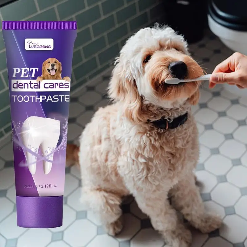 

Pet Toothpaste Long Lasting Dogs Teeth Care Toothpaste Durable Pet Teeth Cleaning Tool Eliminates Bad Breath Paste For Animals