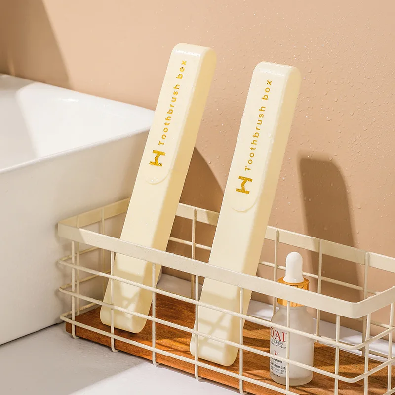 

New 1pc Portable Travel Toothbrush Protect Box Health Tooth Brushes Protector Toothbrush Simple Solid Color Tube Cover Case