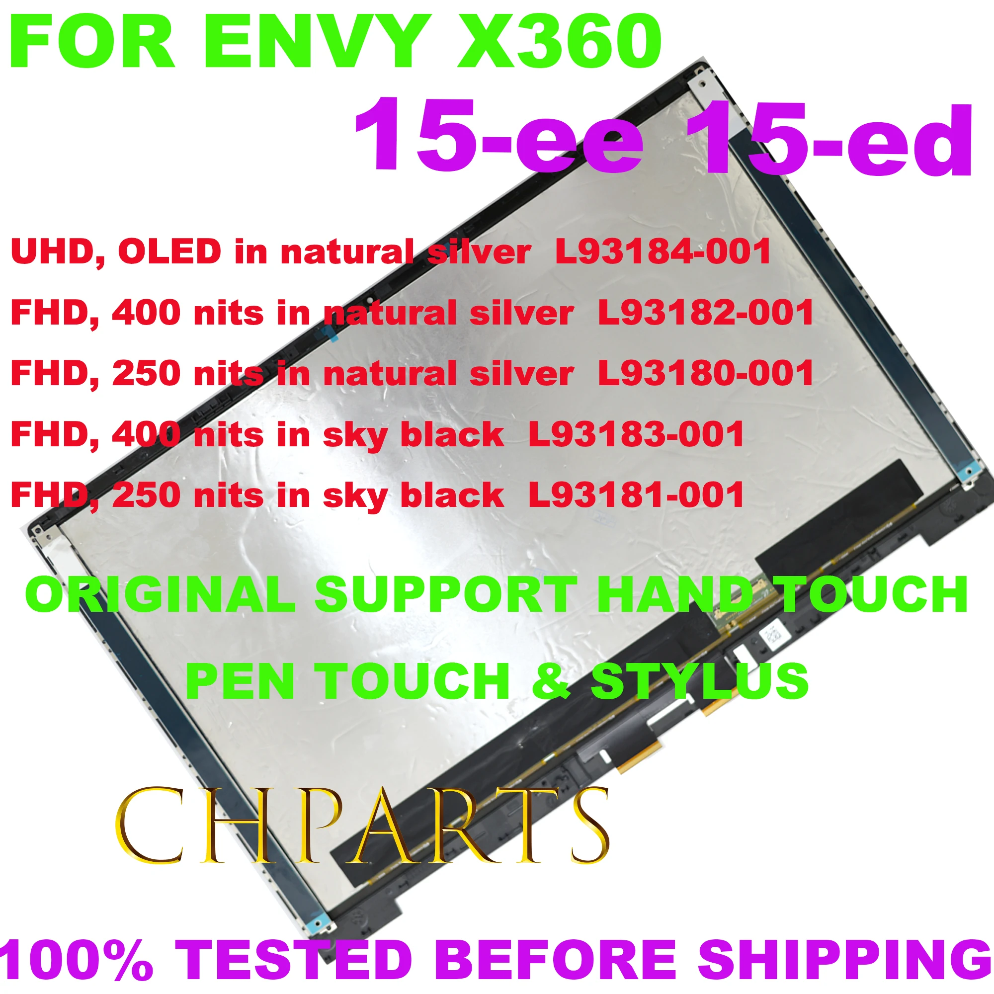 

L93182-001 15,6 ''для HP X360 Envy 15-ee 15-ed 15-ee0000nc