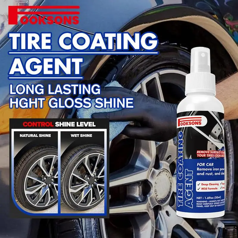 Очиститель колес спрей очиститель шин 100 мл блестящие автомобильные
