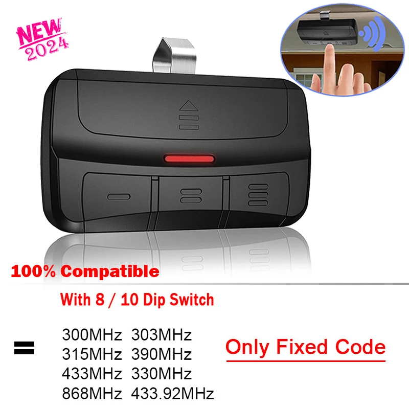 100% клон 433 МГц 868 315 390 300 303 330 с 8 / 10 DIP-переключателем фиксированным кодом пульт