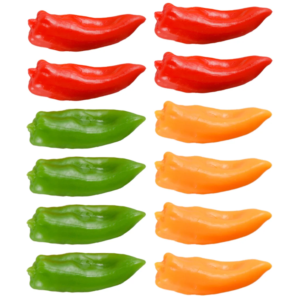 

Artificial Pepper Fake Ornament Food Model Prop Simulation Showcase Supply Chili Simulated