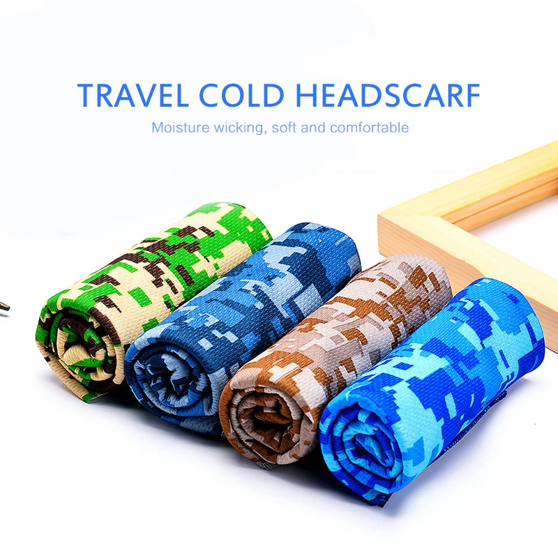 

Cooling Ice Towels Microfiber Yoga Cool Thin Towel Outdoor Sport Summer Cooling Scarf Gym Wear Icing Sweat Band Top Sports Towel