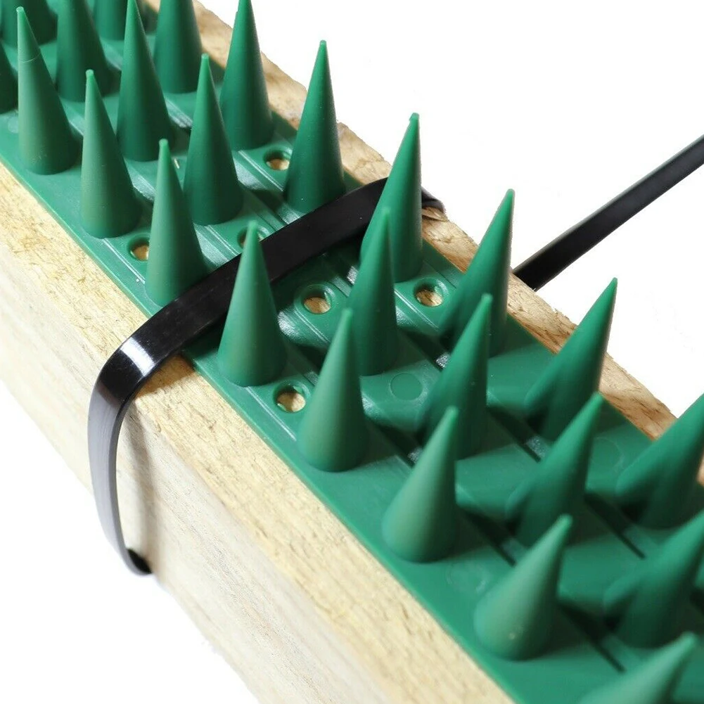 

Plastic Repeller Bird And Pigeon Spikes Deterrent Anti Bird Stainless Steel Spike Strip Bird Scarer Repeller Garden Tools