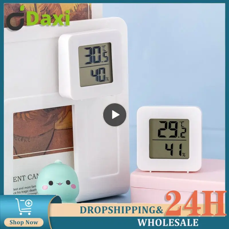 

2/4/6PCS Home Accessories Tools Hermometer Electronic Digital Temperature And Humidity Meter Indoor Wet Dry Temperature Meter