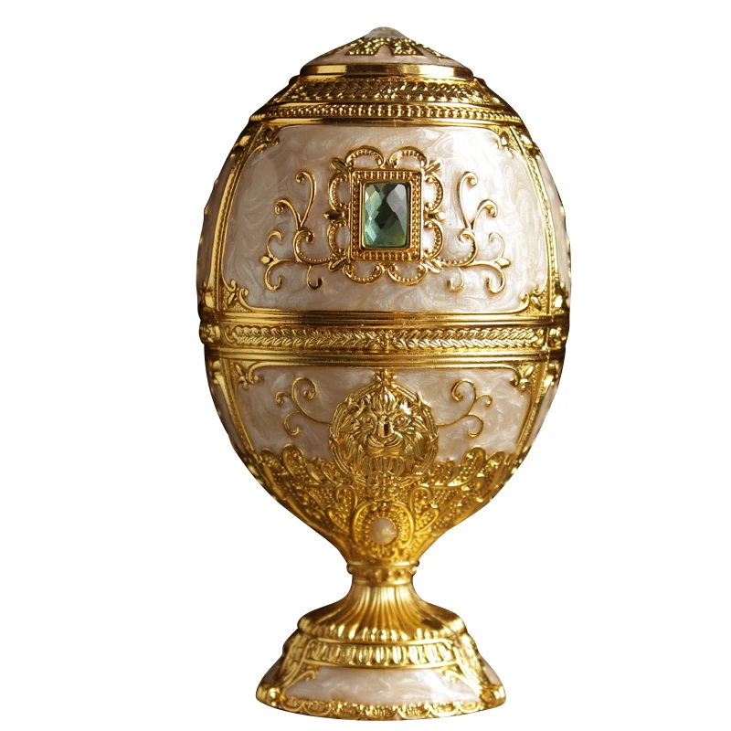 

New European-Style Press Automatic Toothpick Box Decoration Creative Gifts Gifts Toothpick Egg-Shaped Tin Toothpick Alloy Holder