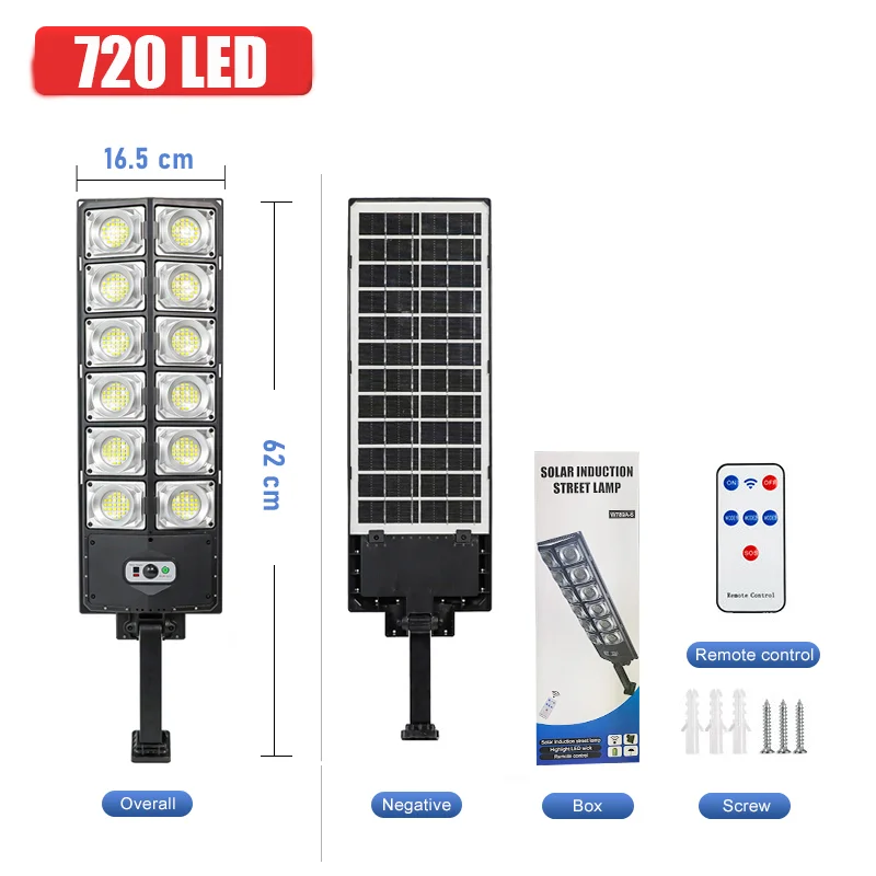 

paweinuo Солнечная лампа 7700 Лм 720 LED 3 режима