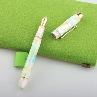 new color jinhao fountain pen f ef nib acrylic beautiful marble pattern ink pen writing gift office business