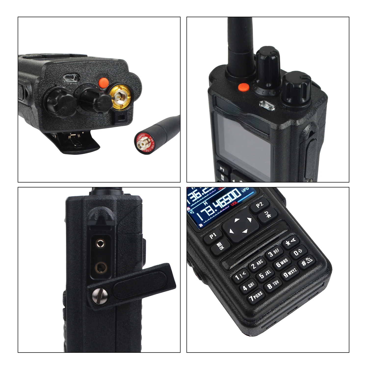 UV Full Band Walkie Talkie outdoor handheld Radio GPS Bluetooth Aviation Frequency  automatic frequency modulation