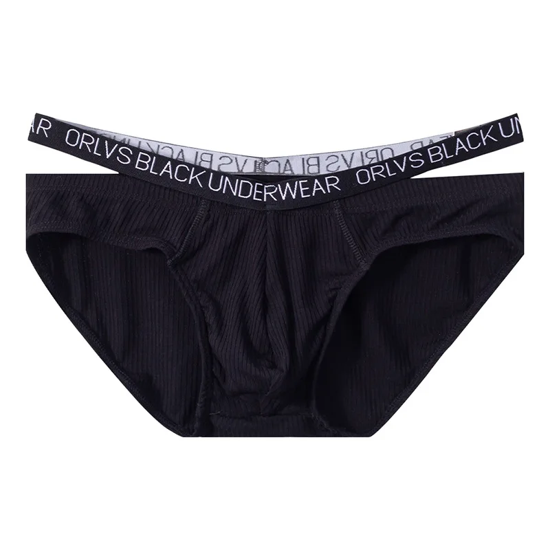 

Separate Waistband Personality Design Young Men's Trunks Low Waist Sexy Erotic Convex Panties Breathable Briefs Lenceria Hombre