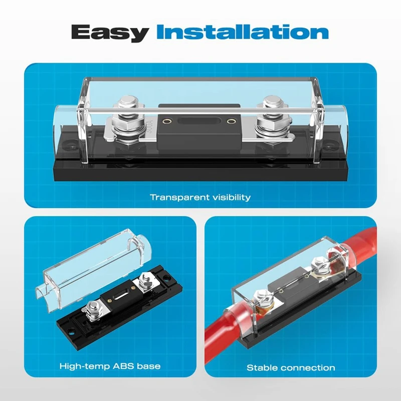 Держатель предохранителя ANL предохранитель 300 А с калиброром 0/2/4 AWG линейный