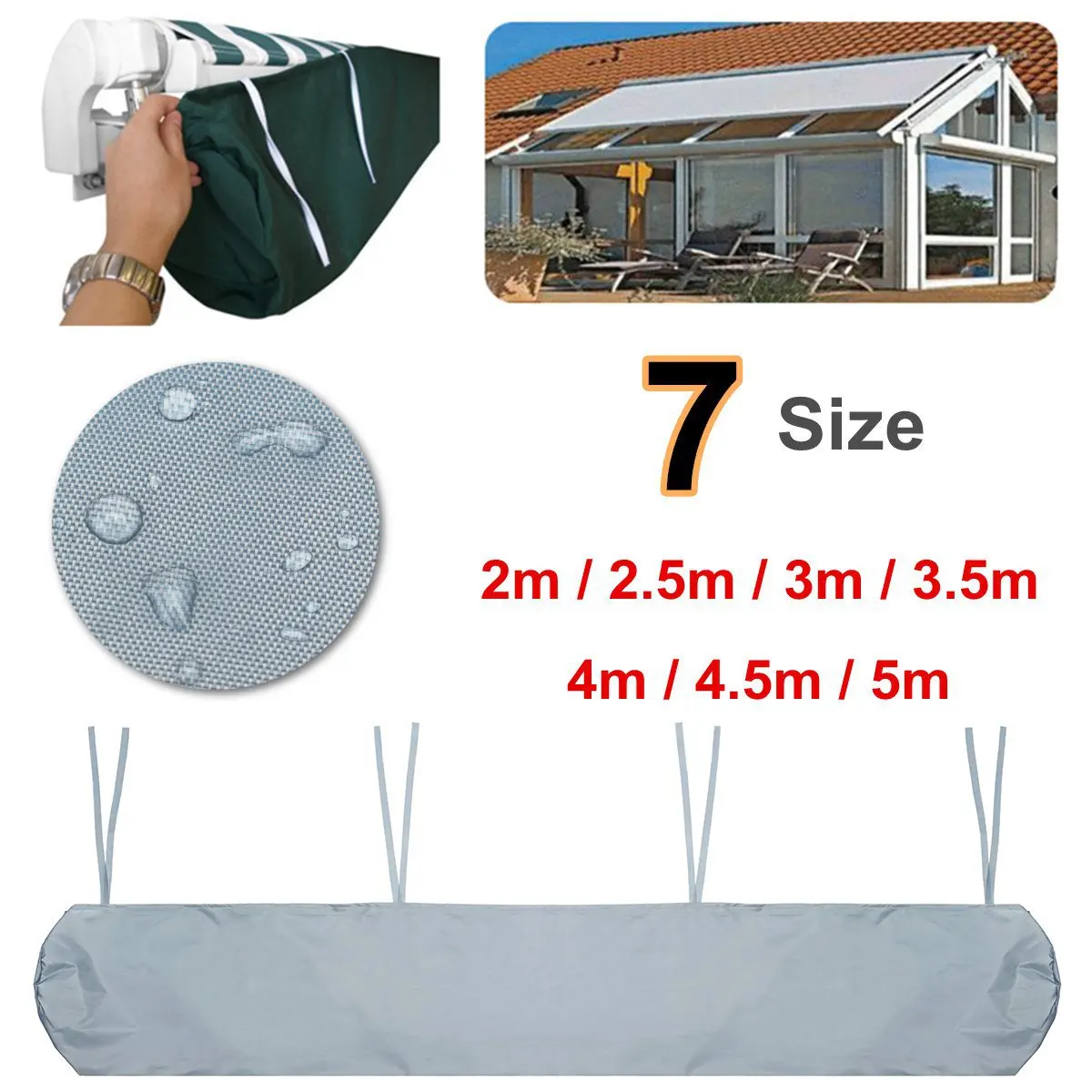 Protective Canopy Shelter Weather Rain Easy Use Awning Storage Cover Outdoor Patio Oxford Cloth Dustproof Winter Water Repellent