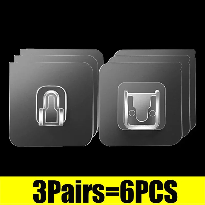 Прозрачные настенные крючки из поликарбоната