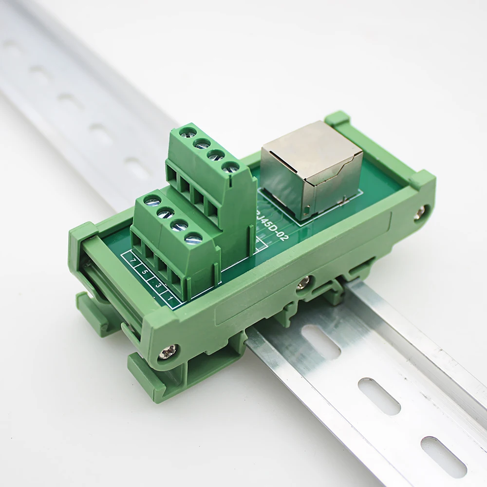Гнездо RJ45 к клеммному блоку Горизонтальная коммутационная плата Разветвитель RJ
