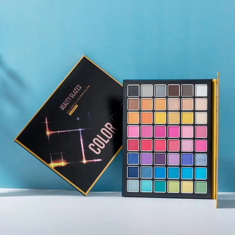 

25/48 Colorful Eyeshadow Palette Make Up Cosmetic Highlight Shiny Pearlescent Foggy Matte Silky Powder Long-lasting Eyes Makeup