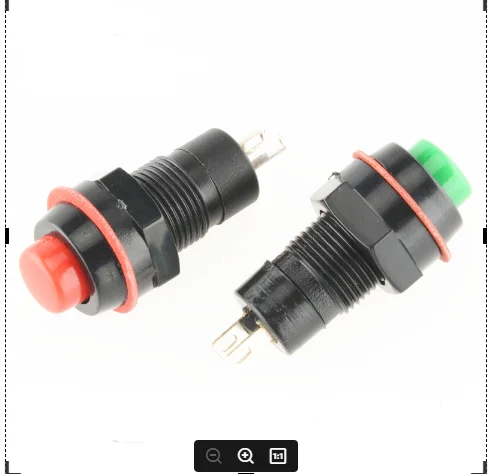 

Кнопочный переключатель 2-контактный мгновенный Выкл-(ВКЛ) автоматический возврат CQC UL ROHS 10 мм новый рекламный кнопочный переключатель