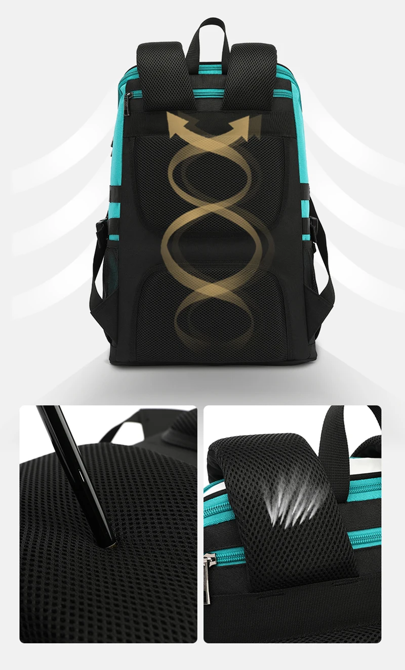 Original YONEX Fashion Women Men Badminton Rackets Backpack Large Racquet Shoulder Bag With Shoes Compartment For Match Training