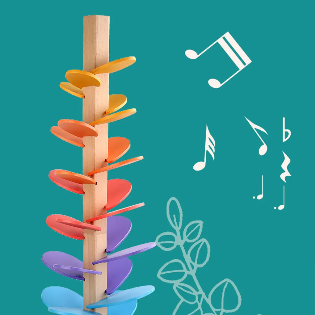 

Toddlers Toy Petal Rainbow Building Blocks Music Tree Educational Disassembly Stacking Wisdom Baby Gifts for Kindergarten