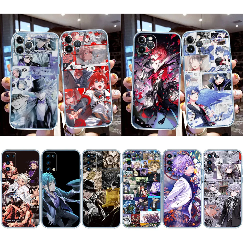 Чехол Disney Twisted Wonderland для Moto Edge 50 Ultra Fusion G Stylus E22S G14 G85 G84 G62 E32 E22I G7 G6 E7 E6 Play Plus Power