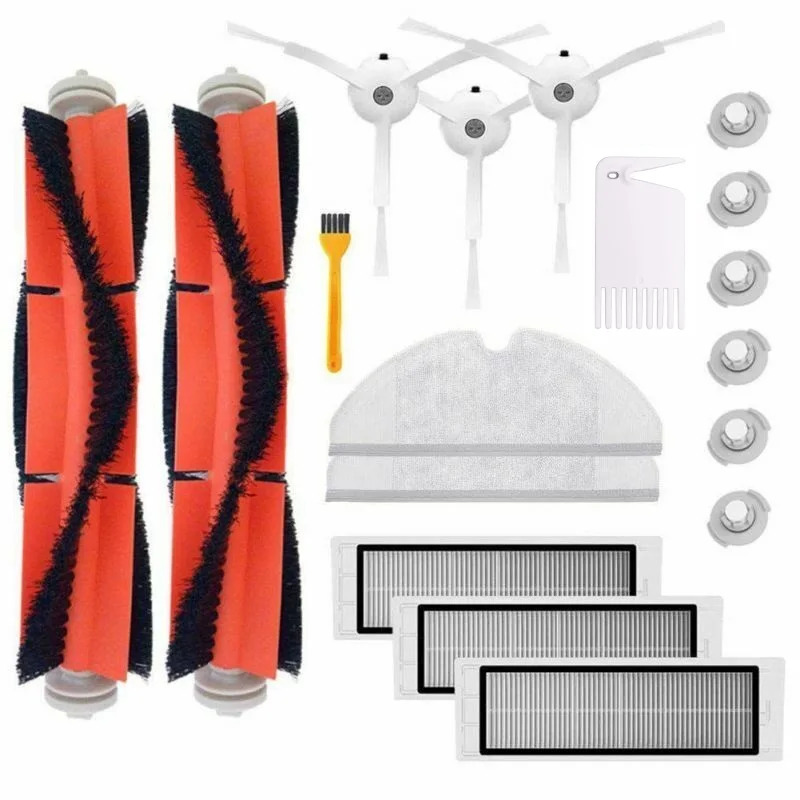 

18PCS Vacuum Cleaner Parts Replacement For Mi Robot Roborock S50 S51 Roborock 2 Vacuum Cleaner Accessory Kit