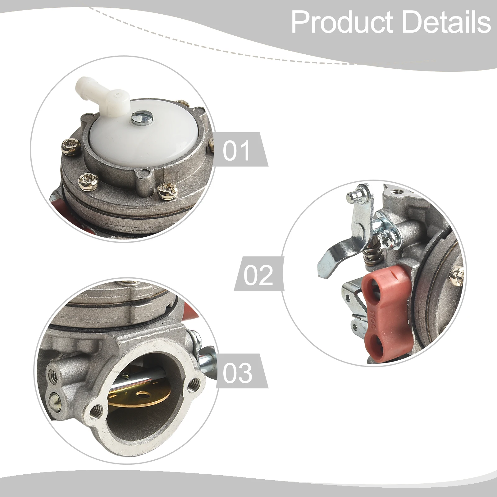 Сменный карбюратор в сборе насадка для цепной пилы детали двигателя Tillotson HL-166B HL166