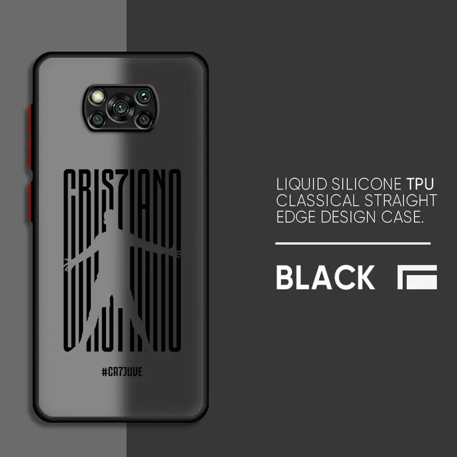 Spuerstar CCR7-M-messi Matte Case for Xiaomi Poco X3NFC X4 GT F3 X5Pro M5 X3 Pro M5s C40 C50 C51 Phone Cover Shell