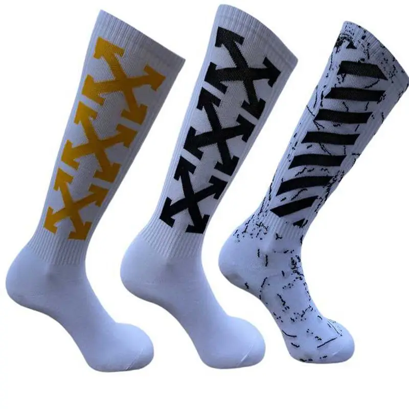 Socks For Men And Women High Street Or Lend Their Basketball Socks Character Joker Retro Black And White Stripes Soccer Socks
