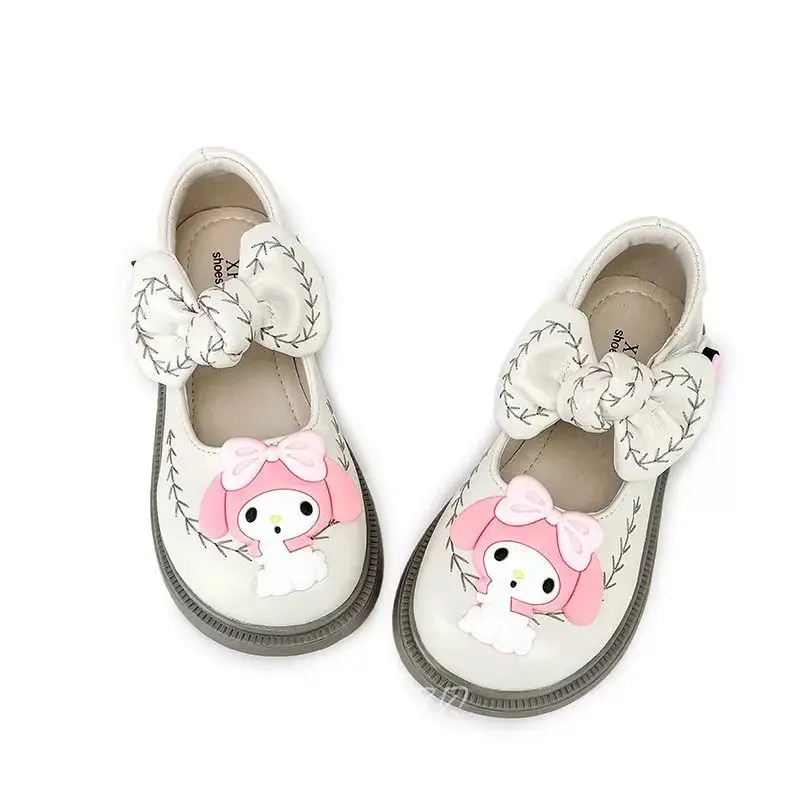 My Melody аниме Kawaii Sanrio Ins модная обувь принцессы с милой мультяшной подвеской модные