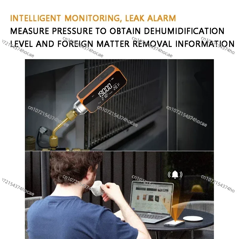 Мини-вакуумметр микрон цифровой микронный манометр тестер охлаждающей вакуума