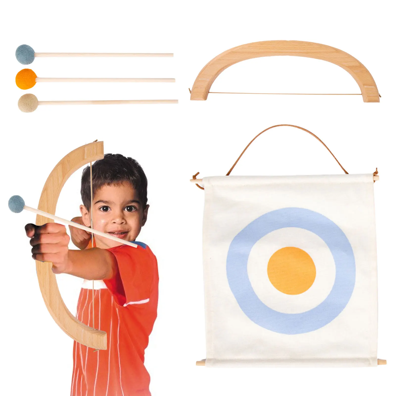 

Bow And Arrows Set Wooden Bow And Arrows Toys Indoor Archery Game Props Gift Longbow For Beginner Teens Kids Adults Idea Gift