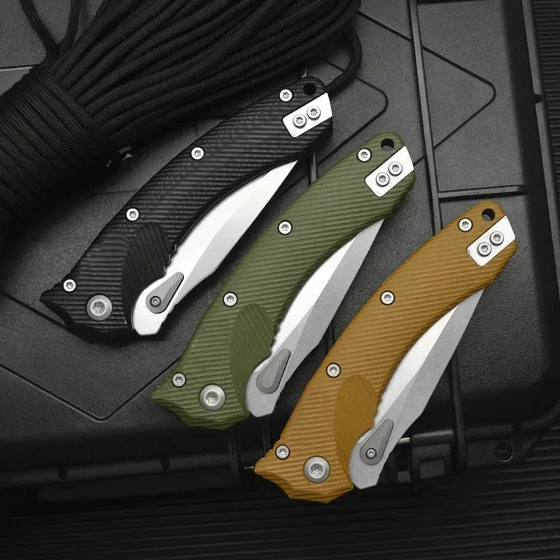 Kesiwo OEM M390MK Blade 59HRC EDC Карманный складной нож G10 Ручка Охотничий кухонный инструмент
