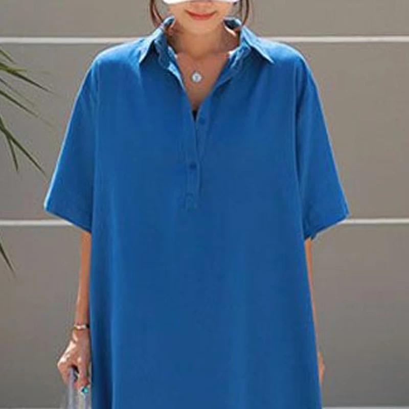 Женское платье-футболка полиэстер