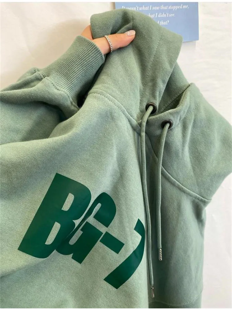 

Осень-зима 2022, толстовка с надписью, пуловер, свитшот, Женская Повседневная Свободная Толстовка с длинным рукавом и круглым вырезом, женская...