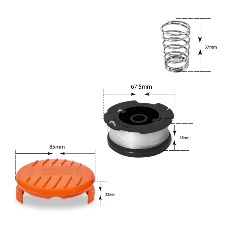 Диаметр 1 65 мм триммерная шпуля 10 м для GL280 GL301 GL425 GL430 GL545 GL555.