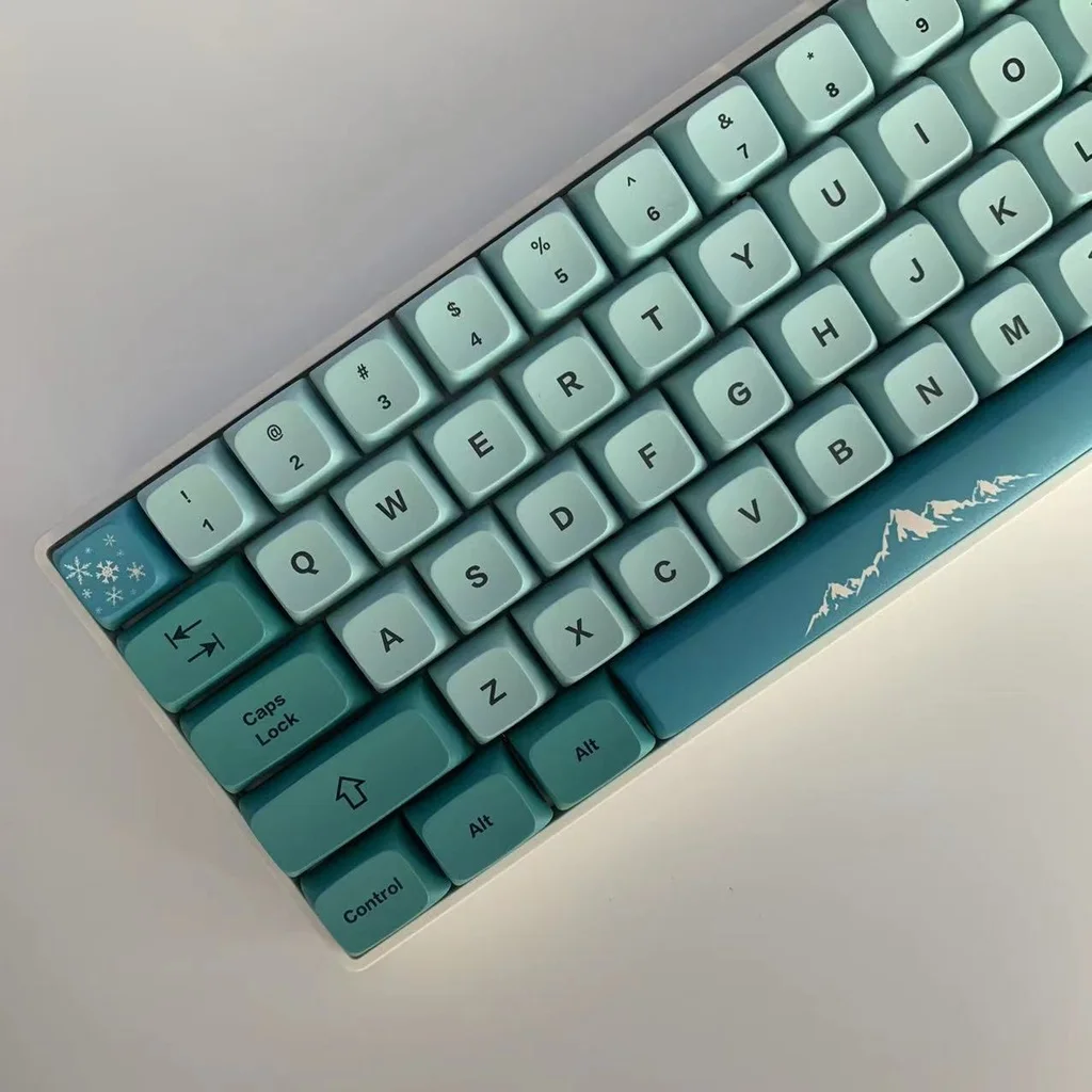 GMK Clone Iceberg Keycap XDA Profile Sublimation Pbt совместимый с макет 64 68 87 75V2 980 104