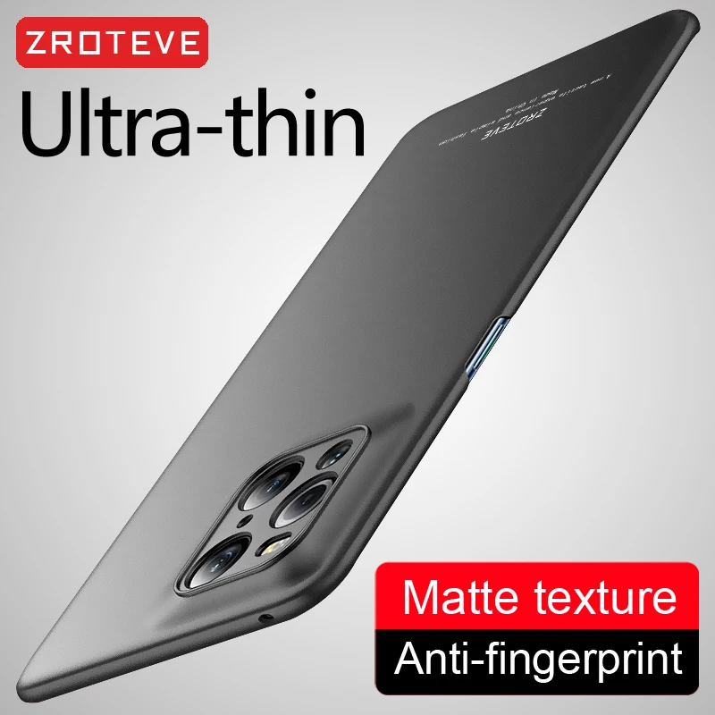 Чехол для Oppo Find X3 Pro тонкий матовый жесткий чехол из поликарбоната X5 X2 Neo Lite