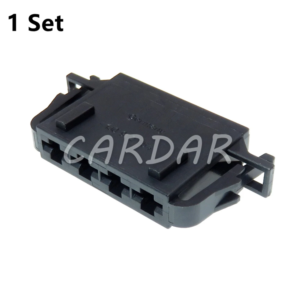 

1 комплект 4-контактных контактов серии 6.3 1J 0972754 Автоматическая ручная проводка сопротивления вентилятора, розетка переменного тока в сборе для VW Tiguan Audi Skoda Sagitar