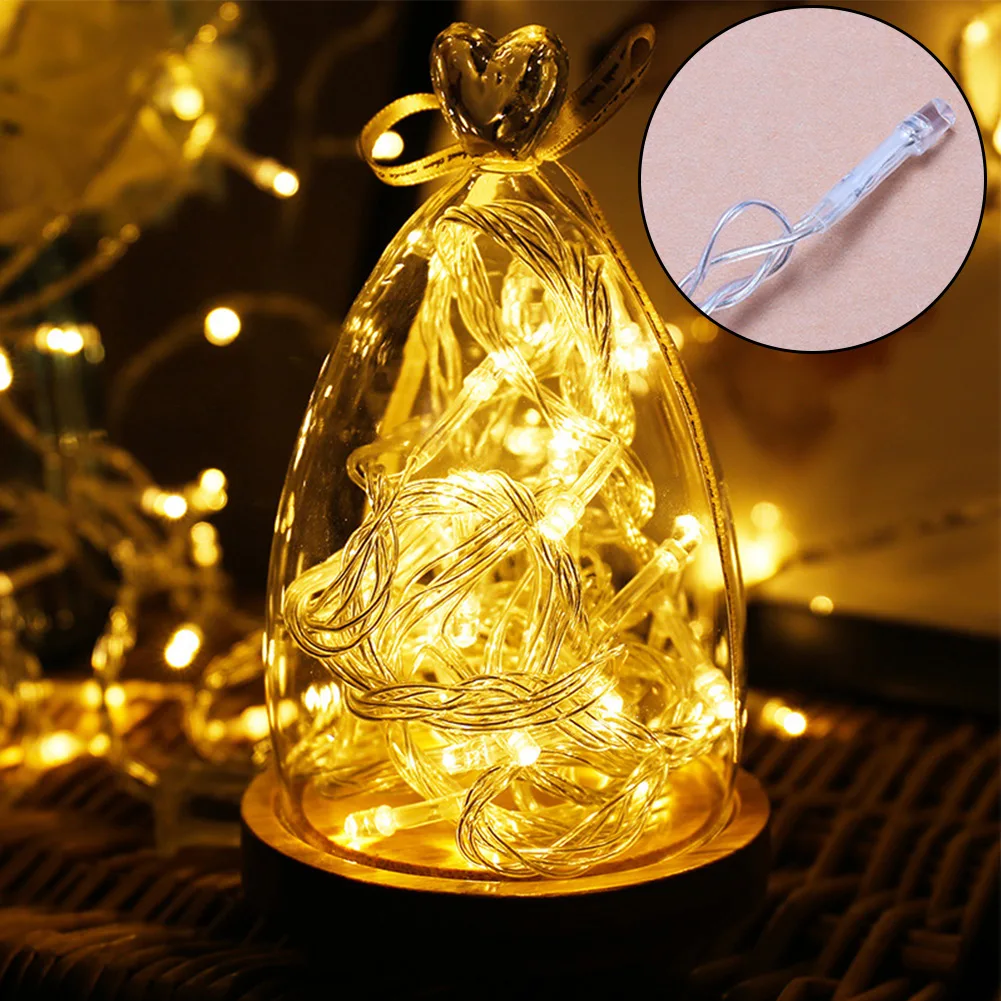 

5M Led Fairy Lights USB Operated Wire String Light Holiday Outdoor Lamp Garland For Christmas Tree Wedding Party Decoration