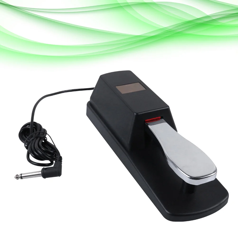 

Universal Piano Keyboards Sustain Foot Pedal Durable Accessory for Electronic Keyboards Digital Piano (Black)