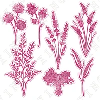 flowers wheat metal cutting dies handmade diy scrapbooking greeting card decoration 2022 newest arrival carnation crafts molds