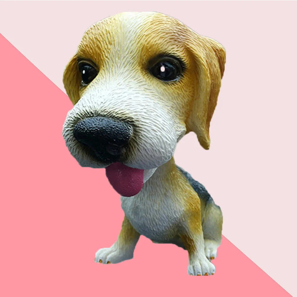 

Car Dog Ornaments Cartoon Accessories Bobblehead Nodding Head Bobbleheadsdashboard Display Decoration